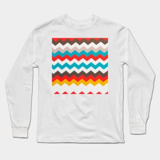 Zig Zag Mad Stripes Long Sleeve T-Shirt